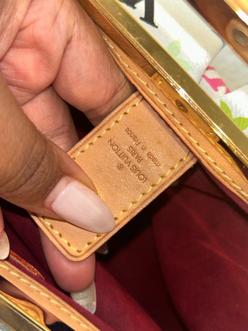Louis‎ Vuitton White Multicolor Monogram Judy GM - Picture 4 of 16